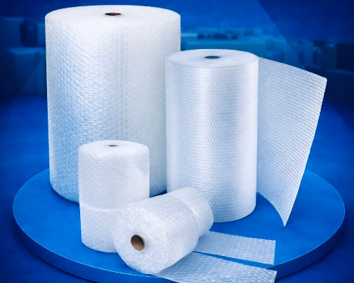 پلاستیک حبابدار ضربه گیر عرض 150 سانتی متری طول 95 مترپک (وسایل اسباب کشی))